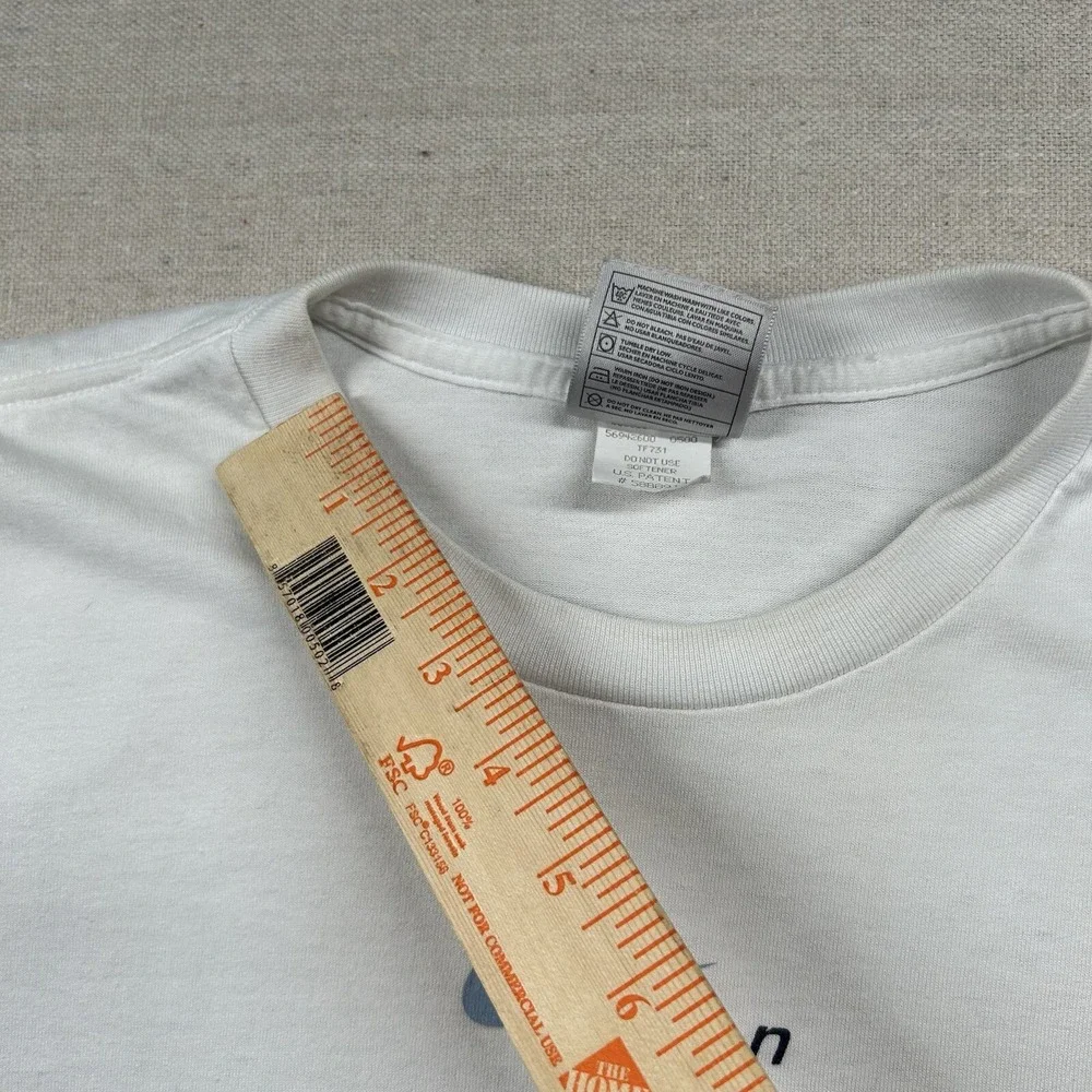 Vintage Nike Shirt Womens Medium‎ Run Center Check Swoosh Basic USA 90s